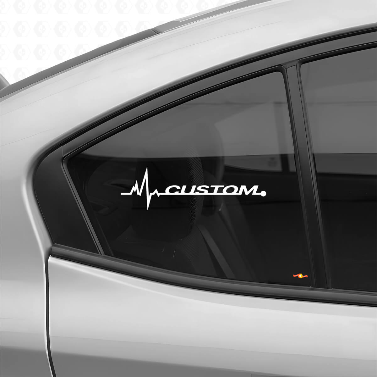 Kit de Vinilo para Ventana con Estilo Latido Personalizado para Coches Suba