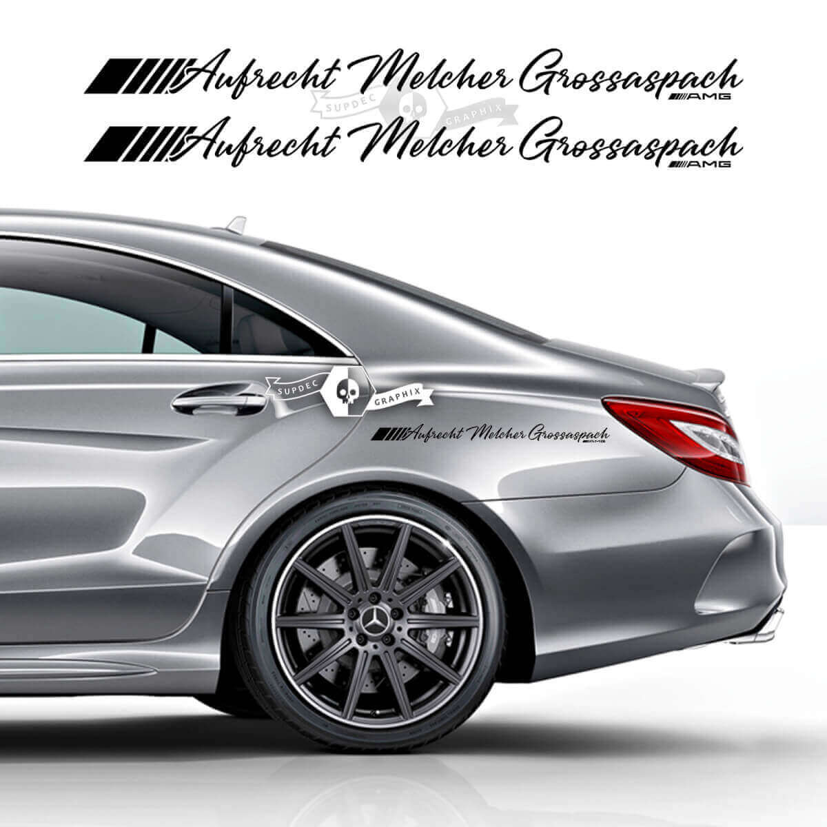 Aufrecht Melcher Grossaspach Vinilo lateral adhesivo para Mercedes-Benz CLS-Class