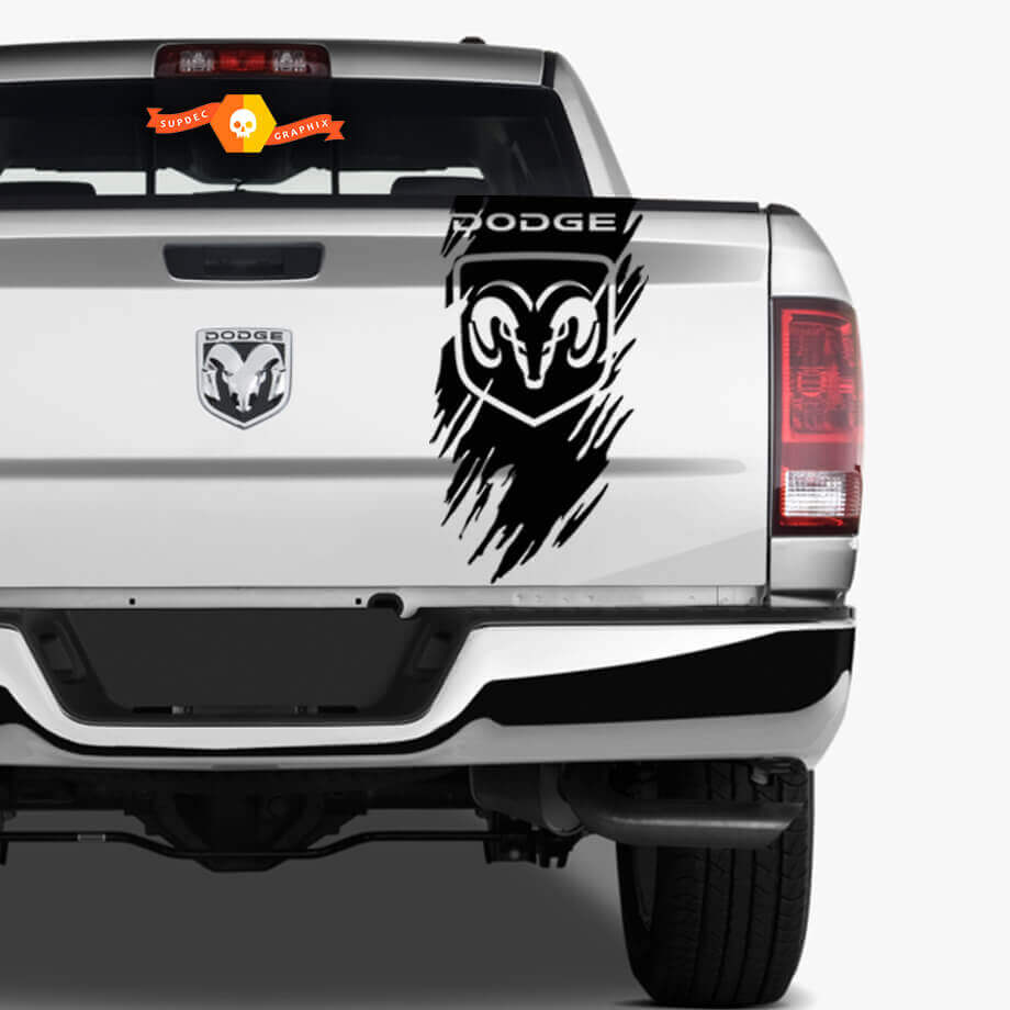 Adhesivo de vinilo estilo Hemi para portón trasero de Dodge Ram 1500-3500