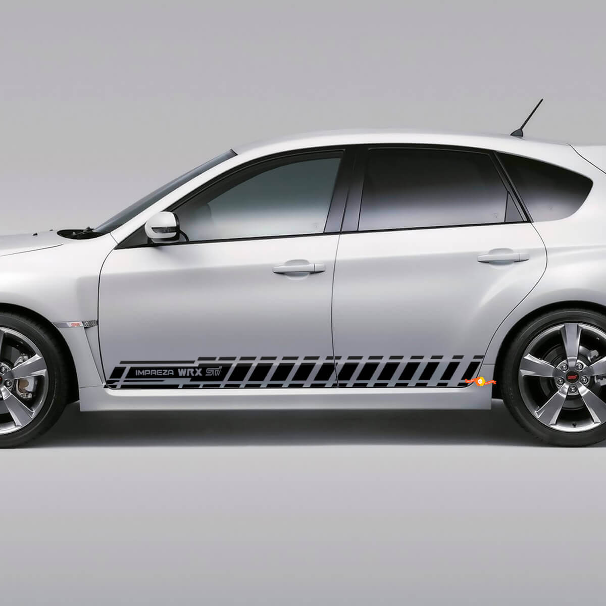Kit de Vinilo con Franja Lateral para Subaru Impreza Hatchback WRX STI 2007-2012