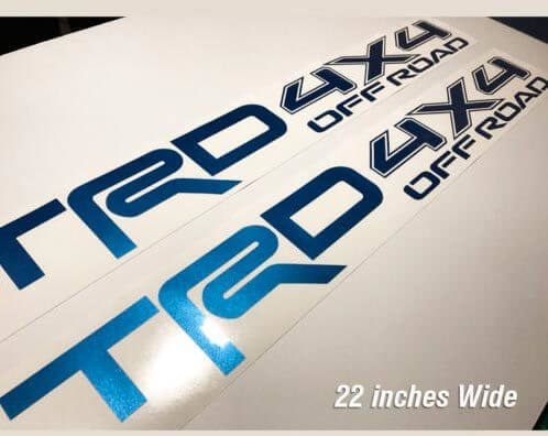 Calcomanía de vinilo estilo Off Road TRD 4x4 para Toyota Tacoma Tundra