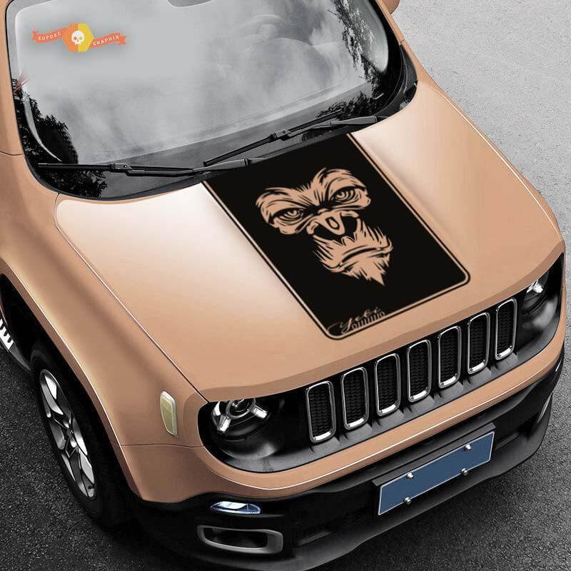 Jeep Renegade Hood Yeti BigFoot gráfico vinilo calcomanía lateral SUV
