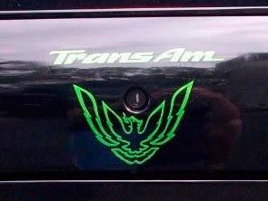 Juego de Calcomanías para Cerradura del Maletero para Pontiac Firebird Trans Am WS6
