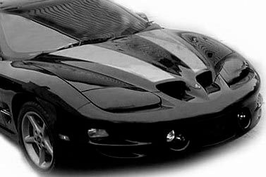 Kit de adhesivos de vinilo con rayas gemelas para capó para Pontiac Firebird 1998-2002