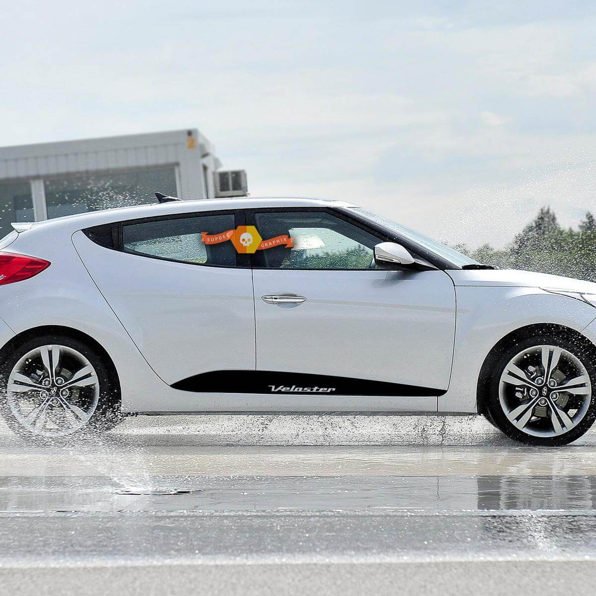 Calcomanía de Letras para Puerta Lateral Veloster para Hyundai Veloster 2011+