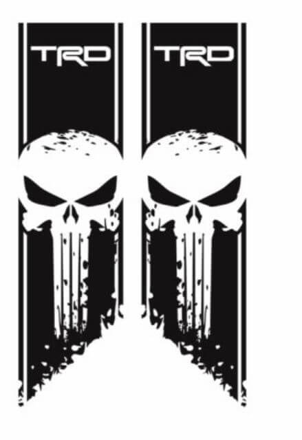 Toyota TRD Tundra Stripes 4X4 sport 2016 2017 calcomanía vinilo pegatinas par calcomanías