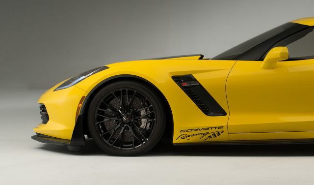 2 Chevy Corvette Racing pegatinas calcomanías z06 stingray c6 c7 Set
