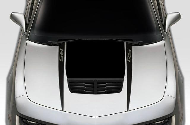 Kit de Vinilos para Capó con Flechas RS para Chevrolet Camaro 2010-2015