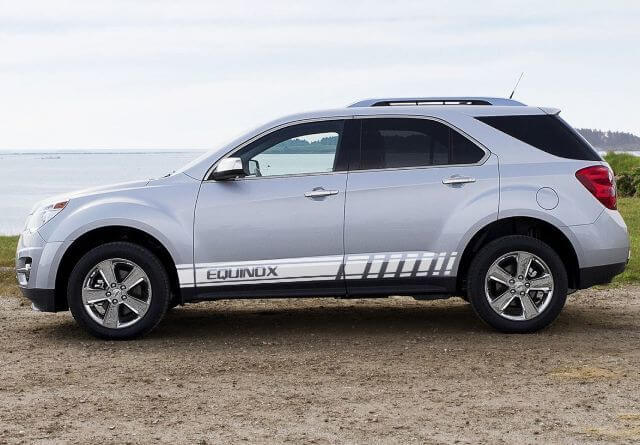 2X gráficos de varios colores Chevrolet Equinox Car Racing vinilo calcomanía pegatina