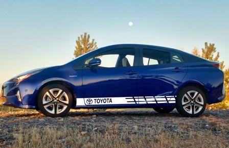 Adhesivo de carreras de coches Corolla Camry 86 Prius gráfico de varios colores