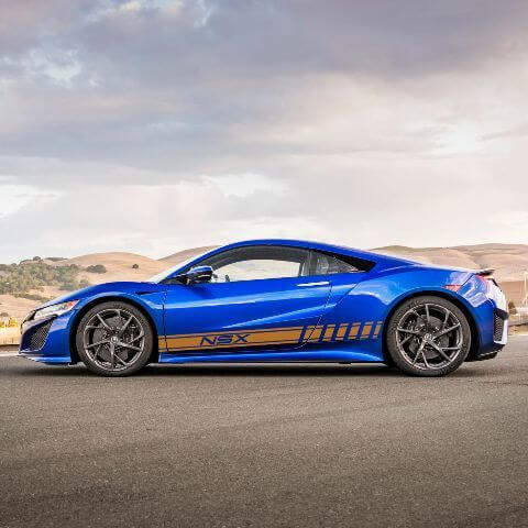 2X gráficos de varios colores Acura NSX símbolo coche carreras vinilo calcomanía pegatina