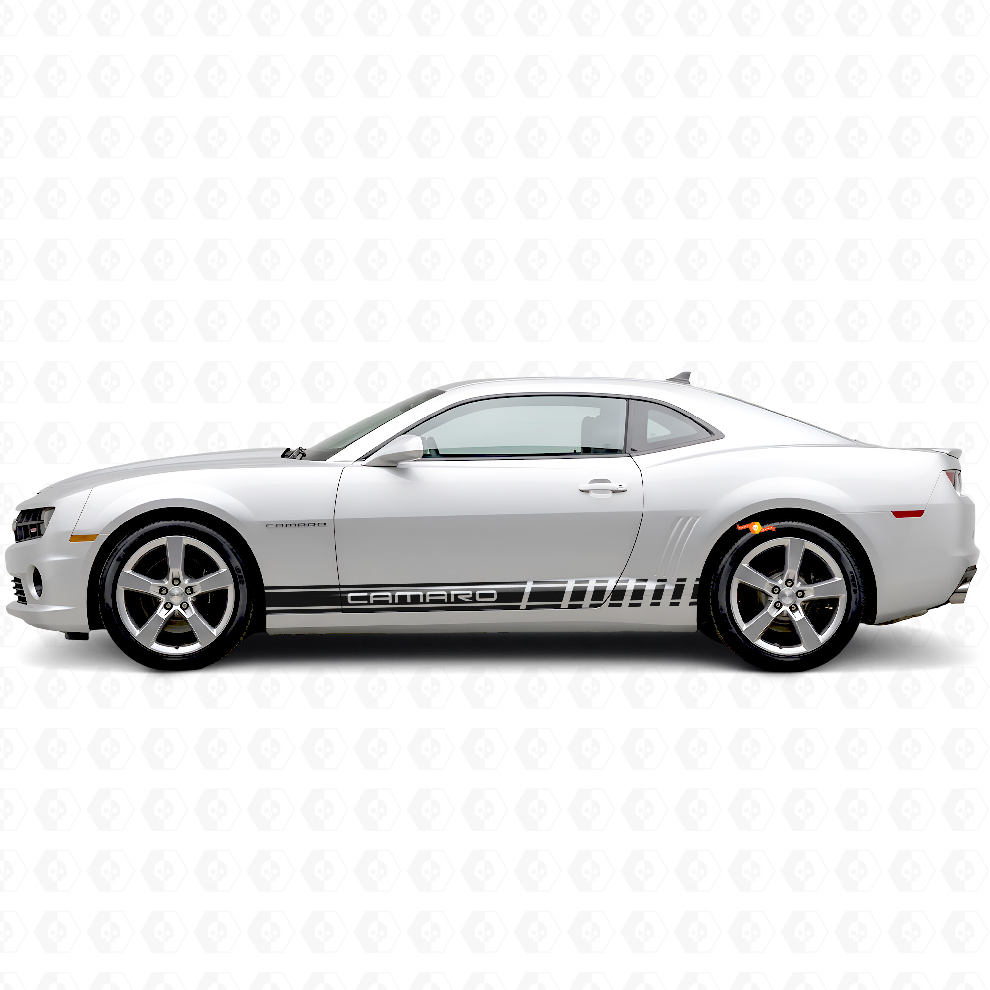 Calcomanía Adhesiva de Vinilo con Franjas de Marca para Chevrolet Camaro