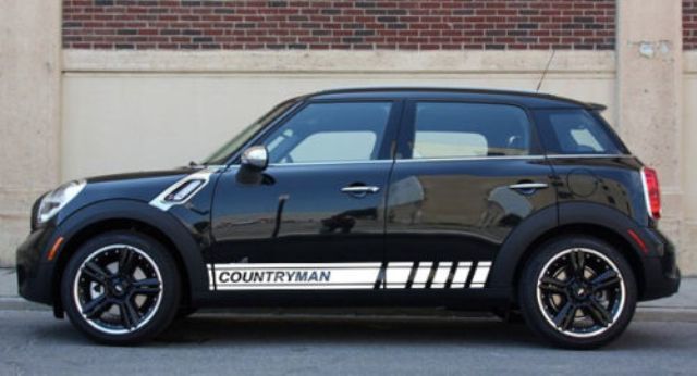 2X múltiples colores gráficos Countryman símbolo coche carreras vinilo calcomanía pegatina
