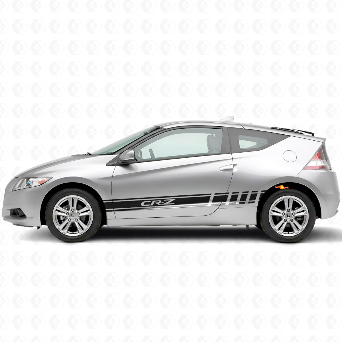 Calcomanía de Vinilo de Rayas de Acento con Logo CR-Z para Honda CR-Z