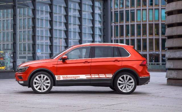 Calcomanía de carreras de autos Tiguan / Atlas / Touareg con gráficos de varios colores Pegatina
