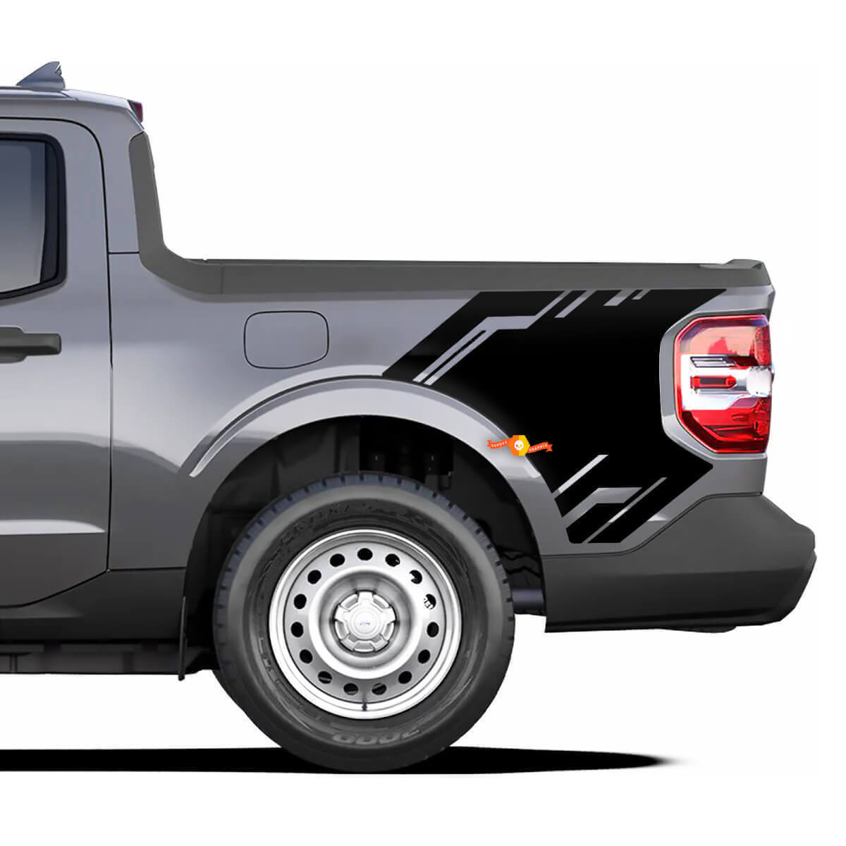 Calcomanías Vinílicas Geométricas Para El Lado De La Cama Gráficos Para Musclecar Maverick 2022-En Adelante