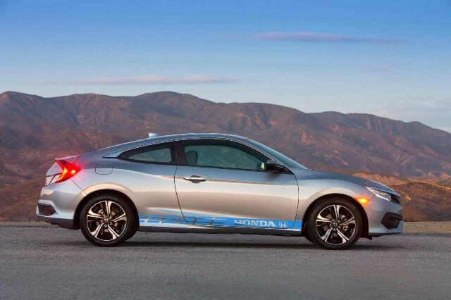 Etiqueta engomada gráfica del arte de las carreras de coches de Civic / Civic Si Coupe de varios colores