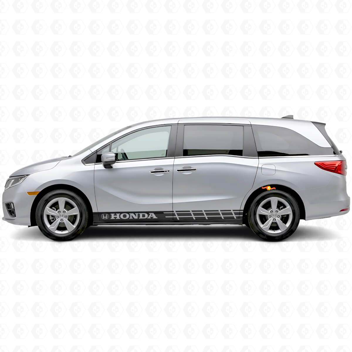 Calcomanía de vinilo con franjas decorativas para paneles laterales para Honda Odyssey