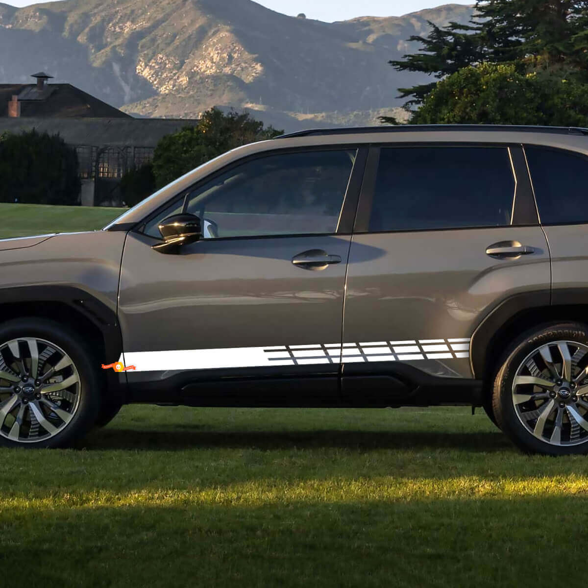 Gráficos de múltiples colores Crosstrek Suba Forester Car Racing Art Decal Sticker