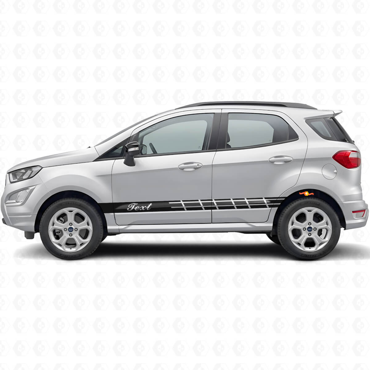 Kit de VINILO con franjas laterales personalizadas para carrera para Musclecar EcoSport GT