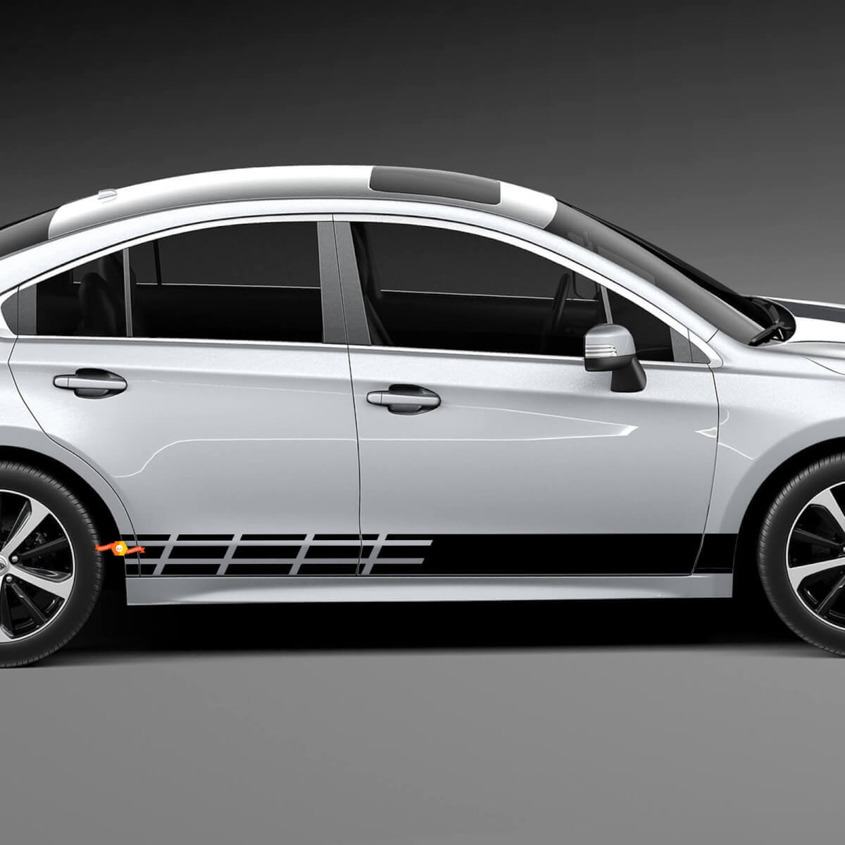 Gráficos de múltiples colores Impreza / Legacy Car Racing Art Decal Pegatina