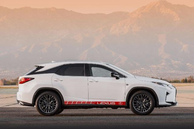 Gráficos de varios colores RX 350 / RX 350 F Car Racing Art Decal Sticker