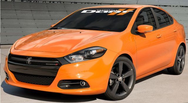 DODGE DART cualquier combinación de colores LINES PARABRISAS VINILO ETIQUETA ENGOMADA