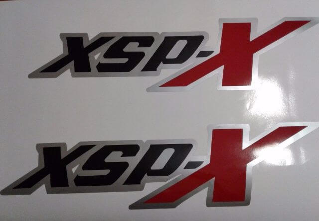 Juego de calcomanías laterales XSP-X para Toyota Tundra o Tacoma