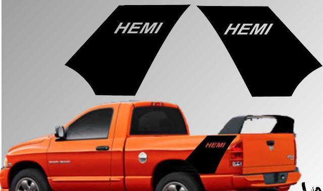 Kit de Vinilo de Lateral Trasero Hemi para Dodge Ram Daytona 1500 2500