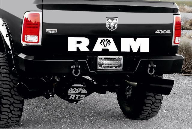 Vinilo Adhesivo Gráfico Trasero HEMI para Dodge Ram 1500 2500 3500