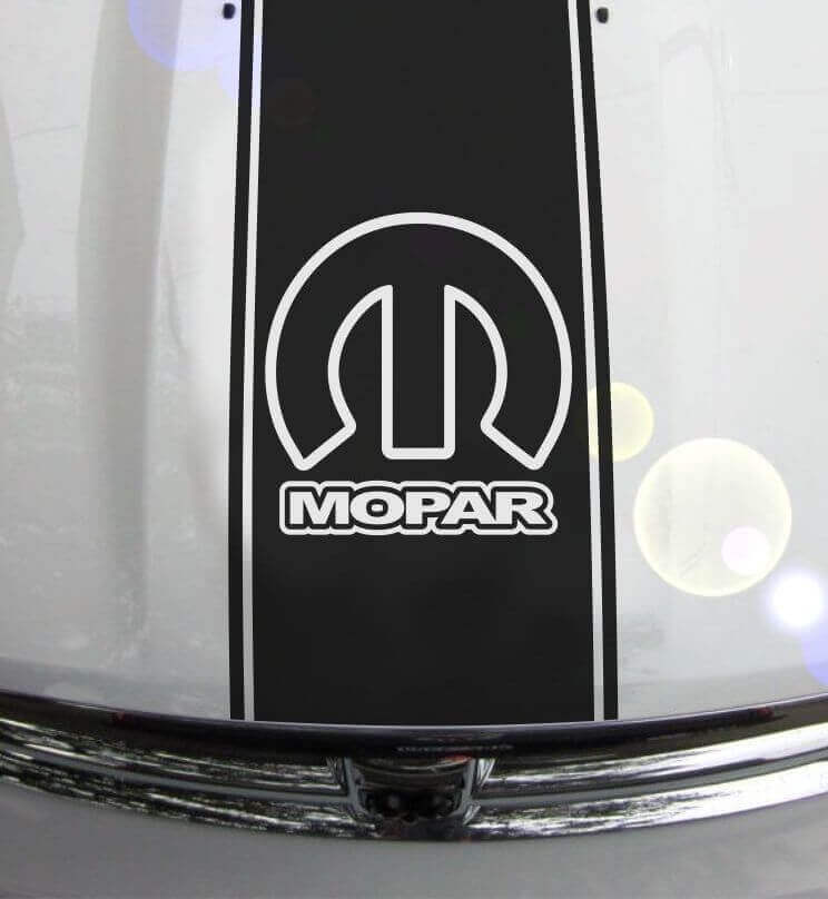 Calcomanía de vinilo con franjas Mopar para capó para Dodge Ram 1500 2500 3500