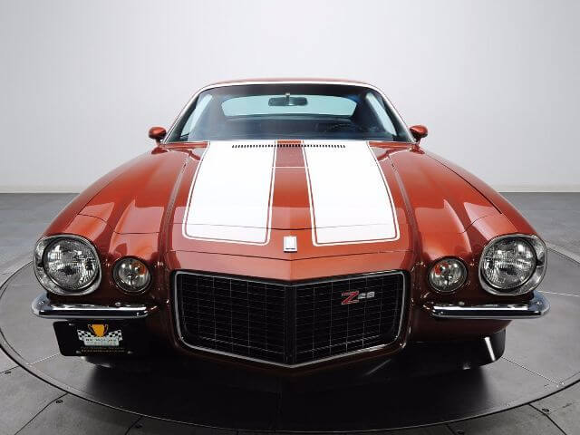 Juego de calcomanías de vinilo con franjas dobles para capó y maletero para Chevrolet Camaro Z28 1970-73