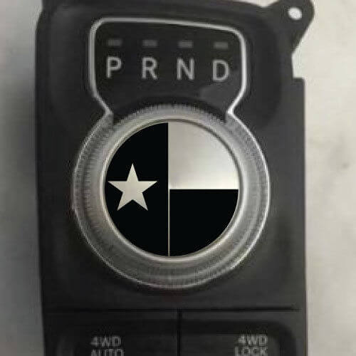 Dodge Ram Texas bandera Shift Knob calcomanía vinilo gráfico EE. UU.