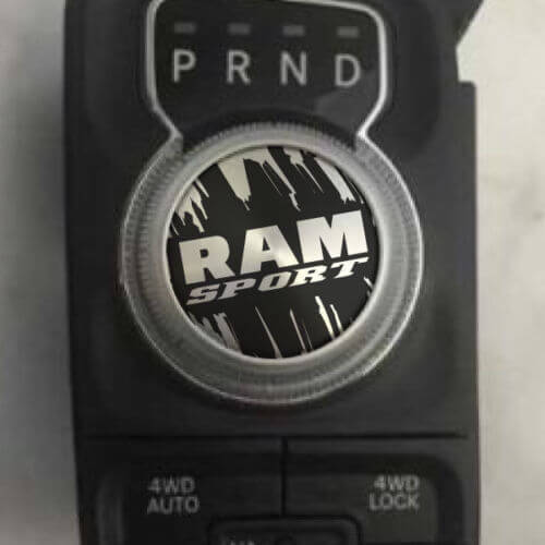 Dodge Ram SPORT Edition Grunge Shift Knob Decal Sticker Graphic Vinyl Drive
