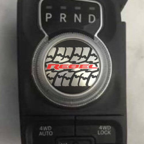 Dodge Ram Rebel Shift Knob calcomanía gráfico vinilo Gear Park Drive Neutral