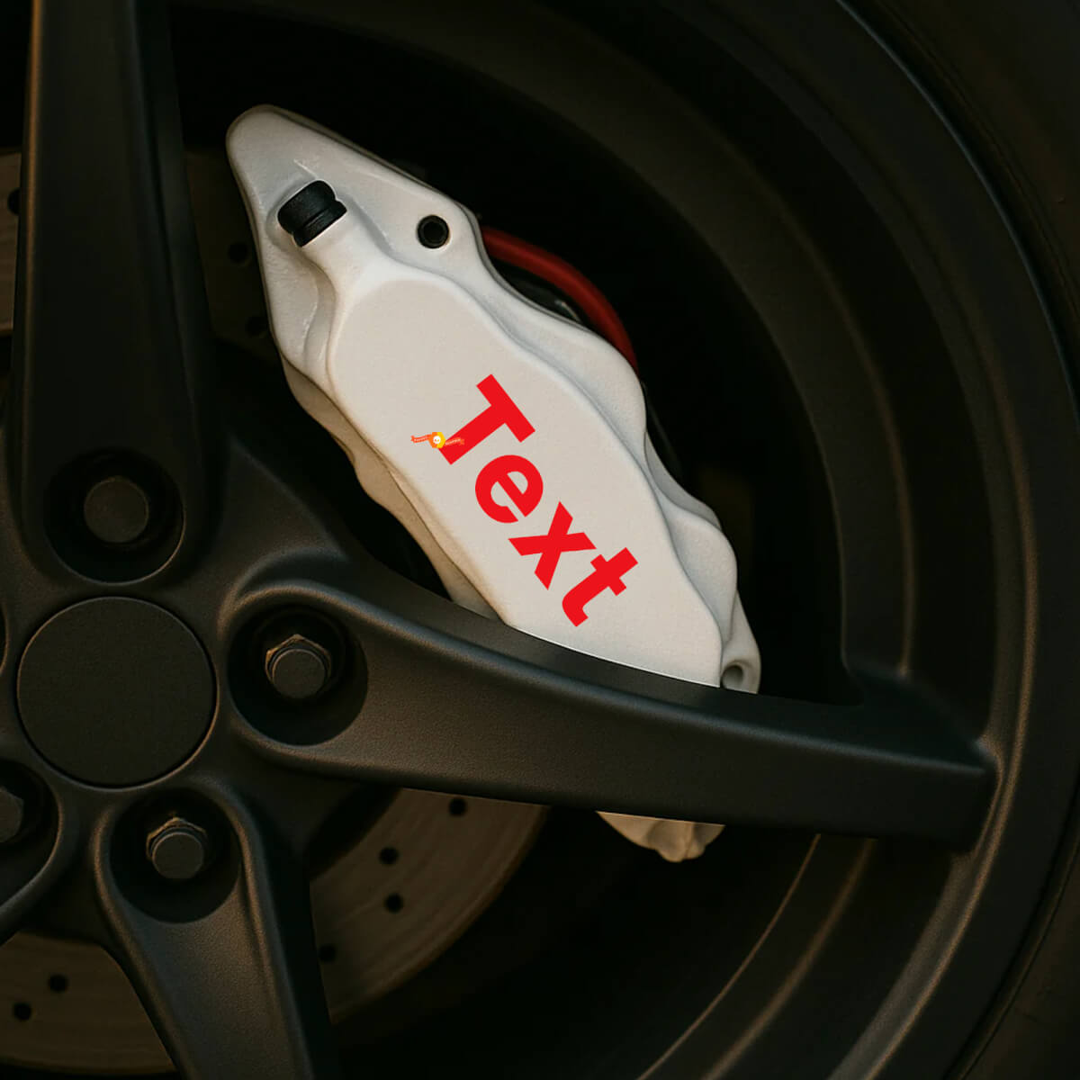 Calcomanía de vinilo de alta temperatura personalizada para pinza de freno para Jeep