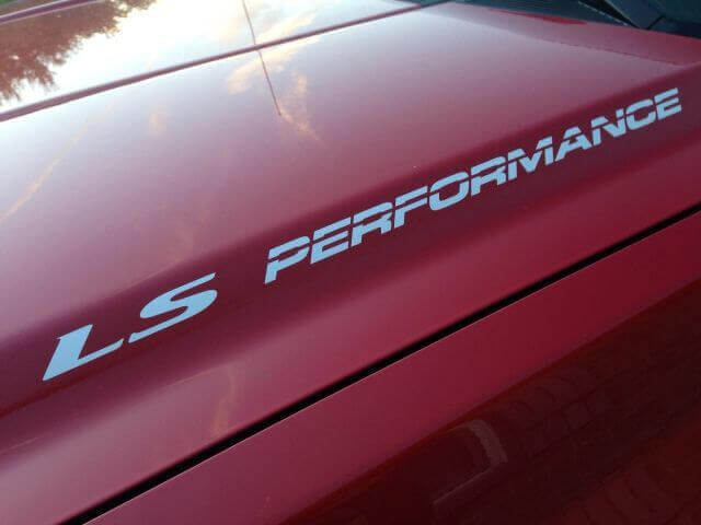 Kit de Vinilo de Calcomanías para Capó LS Performance para Chevy GMC Silverado Sierra