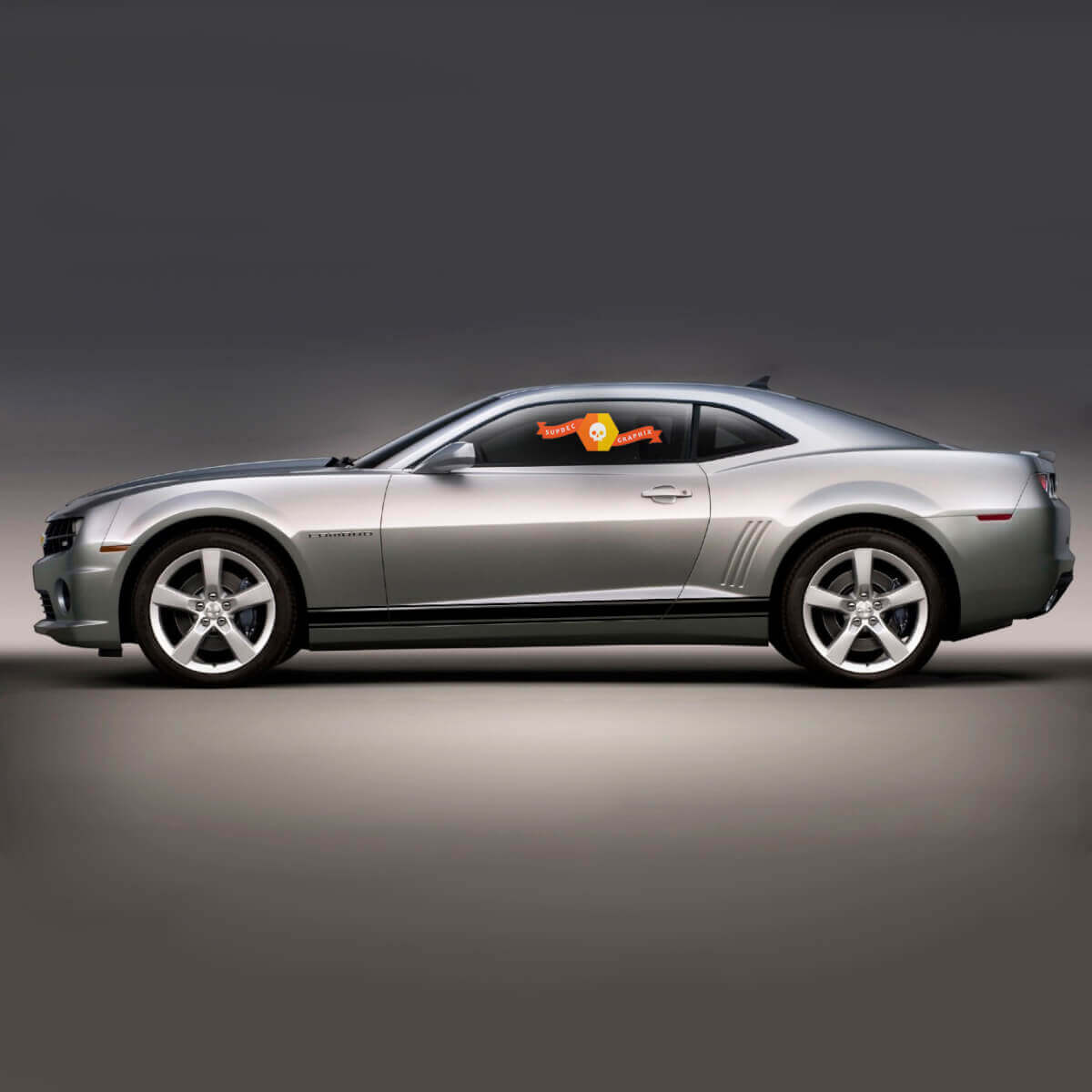2010-2015 Chevrolet Camaro SS RS LS Rocker rayas pegatinas Calcomanías gráficos
