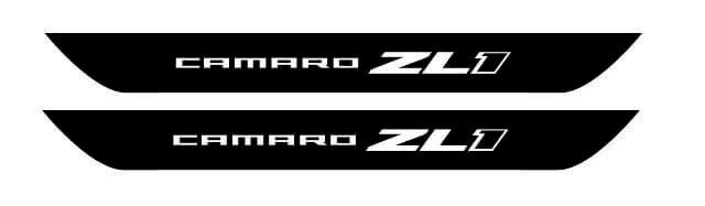 Vinilos adhesivos para umbral de puerta Camaro ZL1 para Chevrolet Camaro