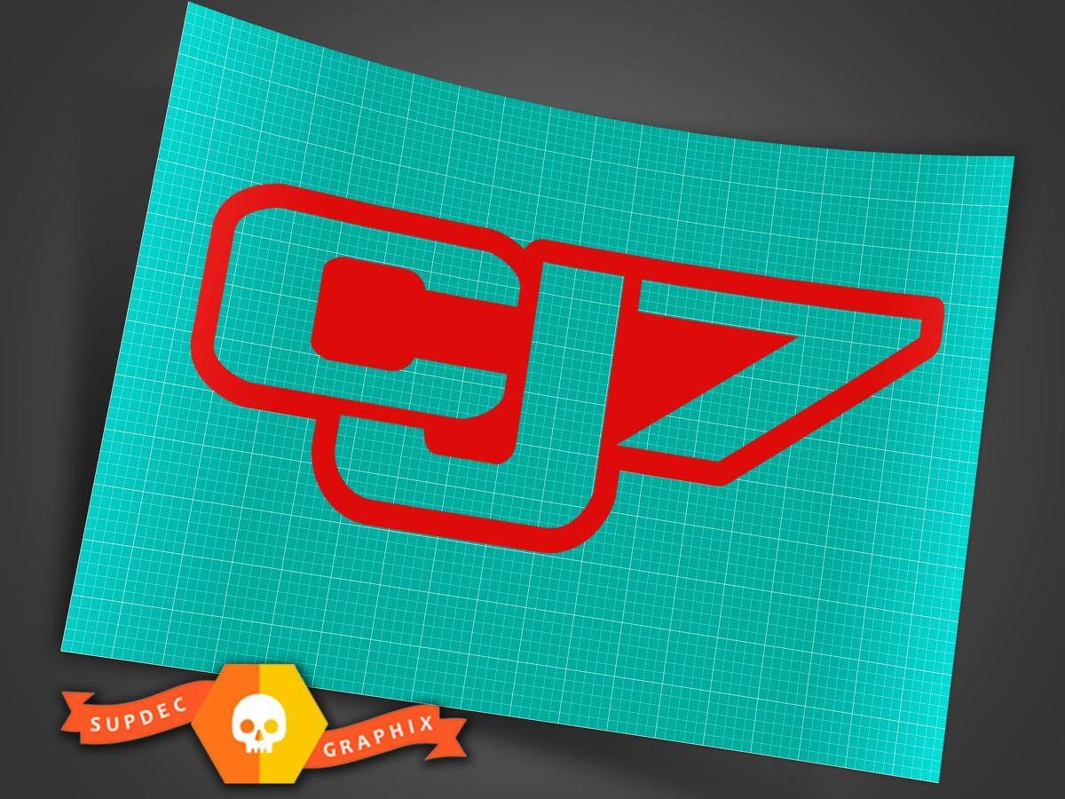 Kit de calcomanías de vinilo con logo CJ7 para capó, lateral y puertas para Jeep CJ CJ-7