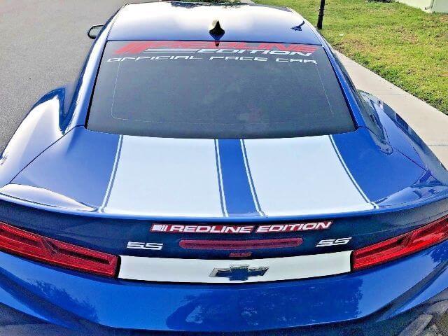 Calcomanías adhesivas Redline Edition 2018 para Silverado, Camaro, Cruze, Malibu, Colorado, Trax
