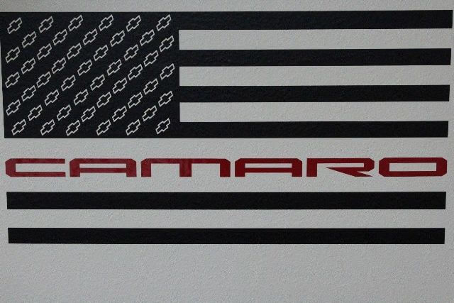 Gráfico Camaro ZL1, pegatina calcomanía bandera americana, Chevy Camaro ss, LT
