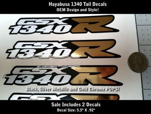 Juego de vinilos adhesivos para cola estilo GSX 1340R para Suzuki Hayabusa