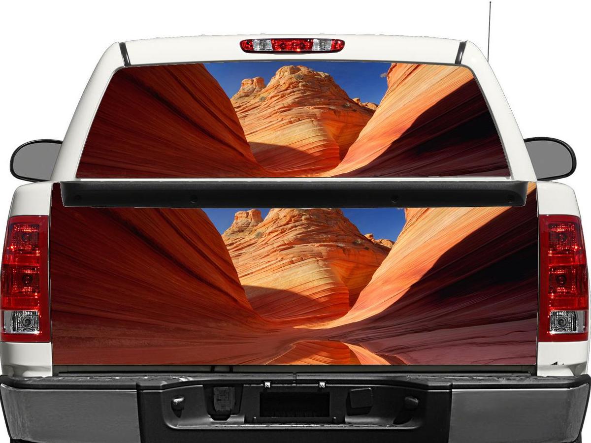 Calcomanía de vinilo para ventana trasera o portón trasero Grand Canyon para camionetas y SUVs
