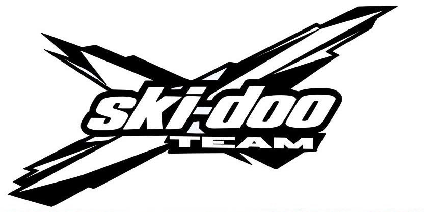 3 X Ski-Doo Team brp can-am etiqueta adhesiva emblema