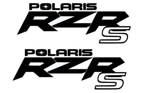 2 X Polaris Team Rzr Sportsman Ranger calcomanía emblema
