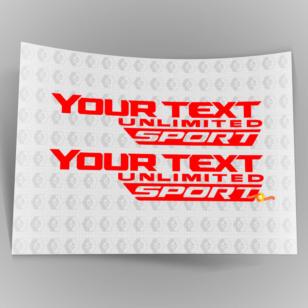 Calcomanía adhesiva para carrocería lateral deportiva ilimitada Jeep 