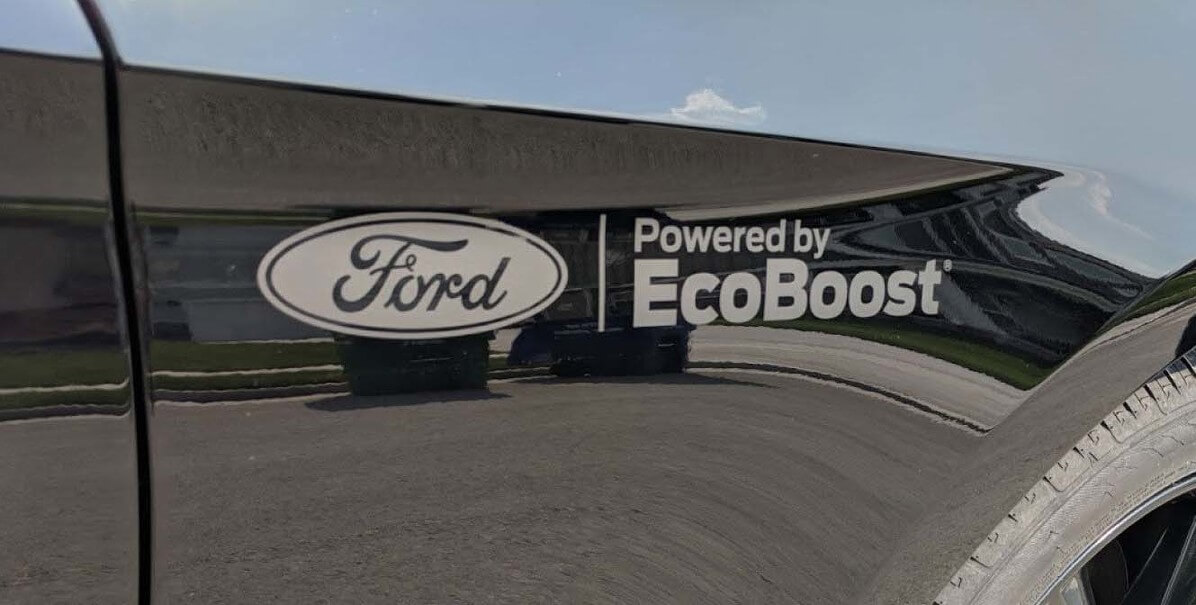 2010 - 2020 Ford Mustang Powered By Ecoboost Fender calcomanía vinilo adhesivo gráfico Pr