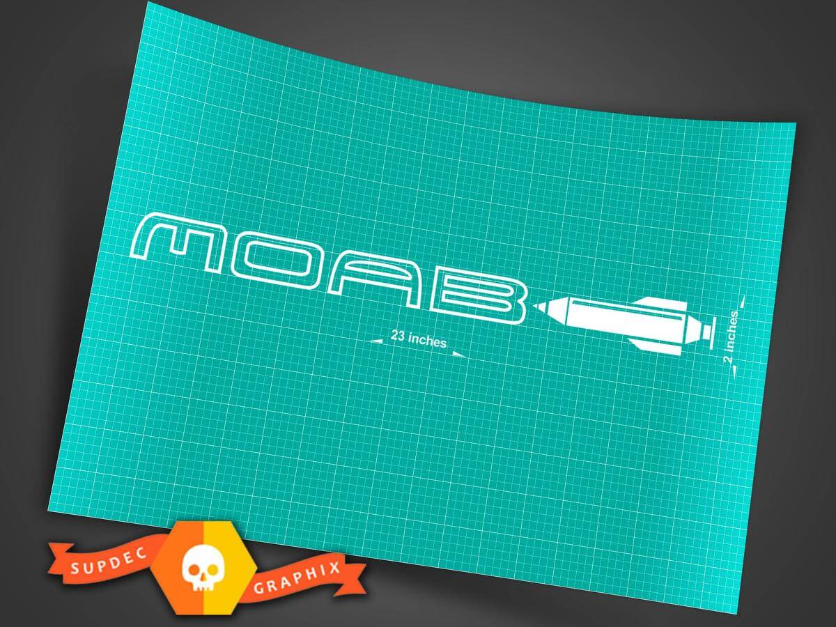 Pegatinas de calcomanías para capó y guardabarros Moab Wrangler 2 para Jeep TJ JK CJ YJ Rubicon