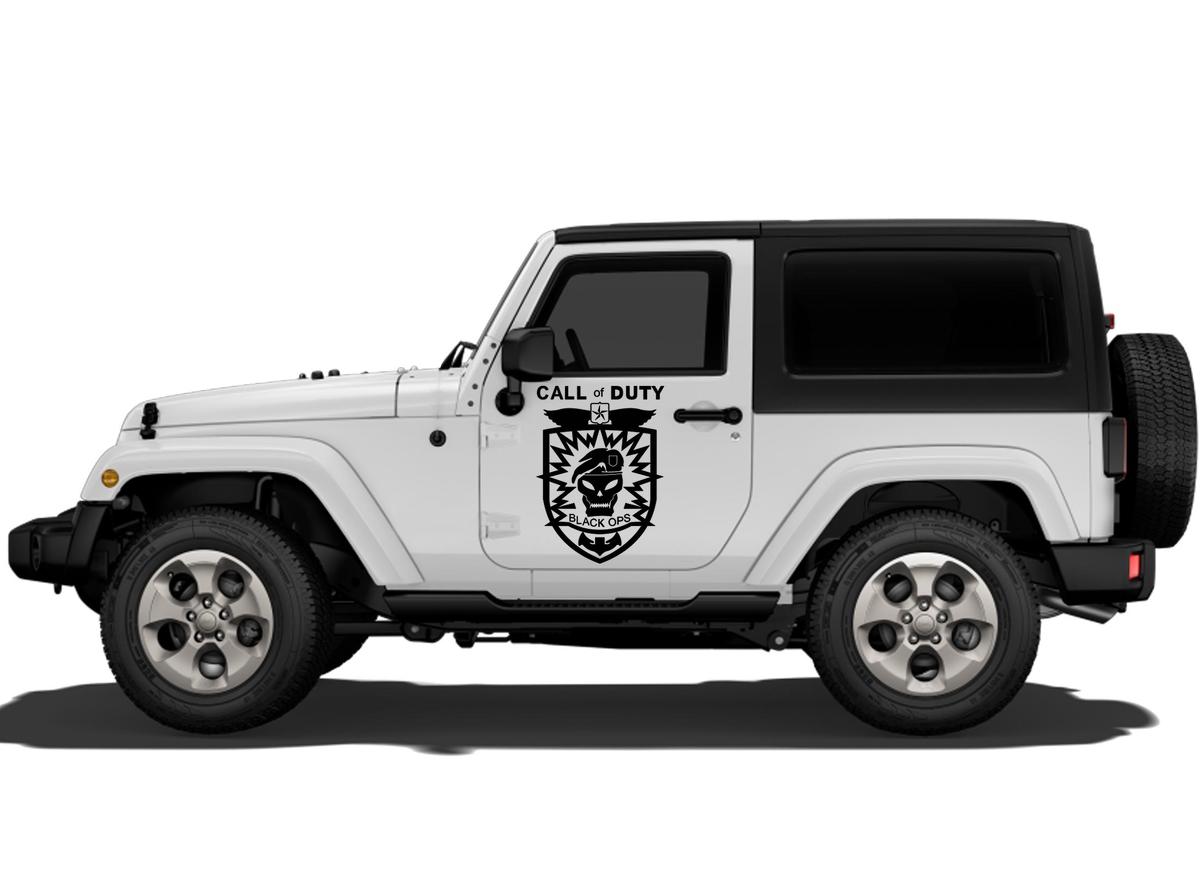 Jeep calcomanías Jeep WRANGLER puerta calcomanía pegatina Rubicon Sahara Call of Duty
